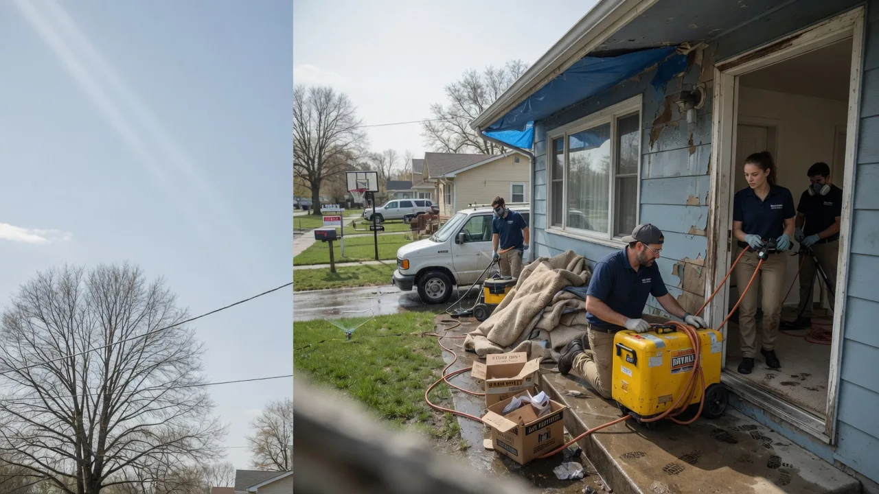 Basement Flood Cleanup in Hartsville, IN near me